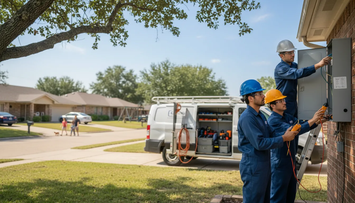 Certified electrician providing emergency electrical services in Ebony, VA